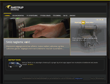 Tablet Screenshot of amstrup-sikring.dk